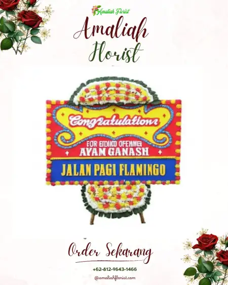Sewa Papan Bunga Balai Samudera Kelapa Gading